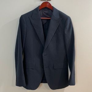 Bonobos Navy Seersucker Blazer